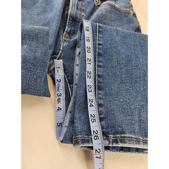 GOOD AMERICAN WOMEN'S FALL 23 INDIGO316 BLUE STRAIGHT LEG JEANS – SIZE 6-12 - Picture 7 of 12